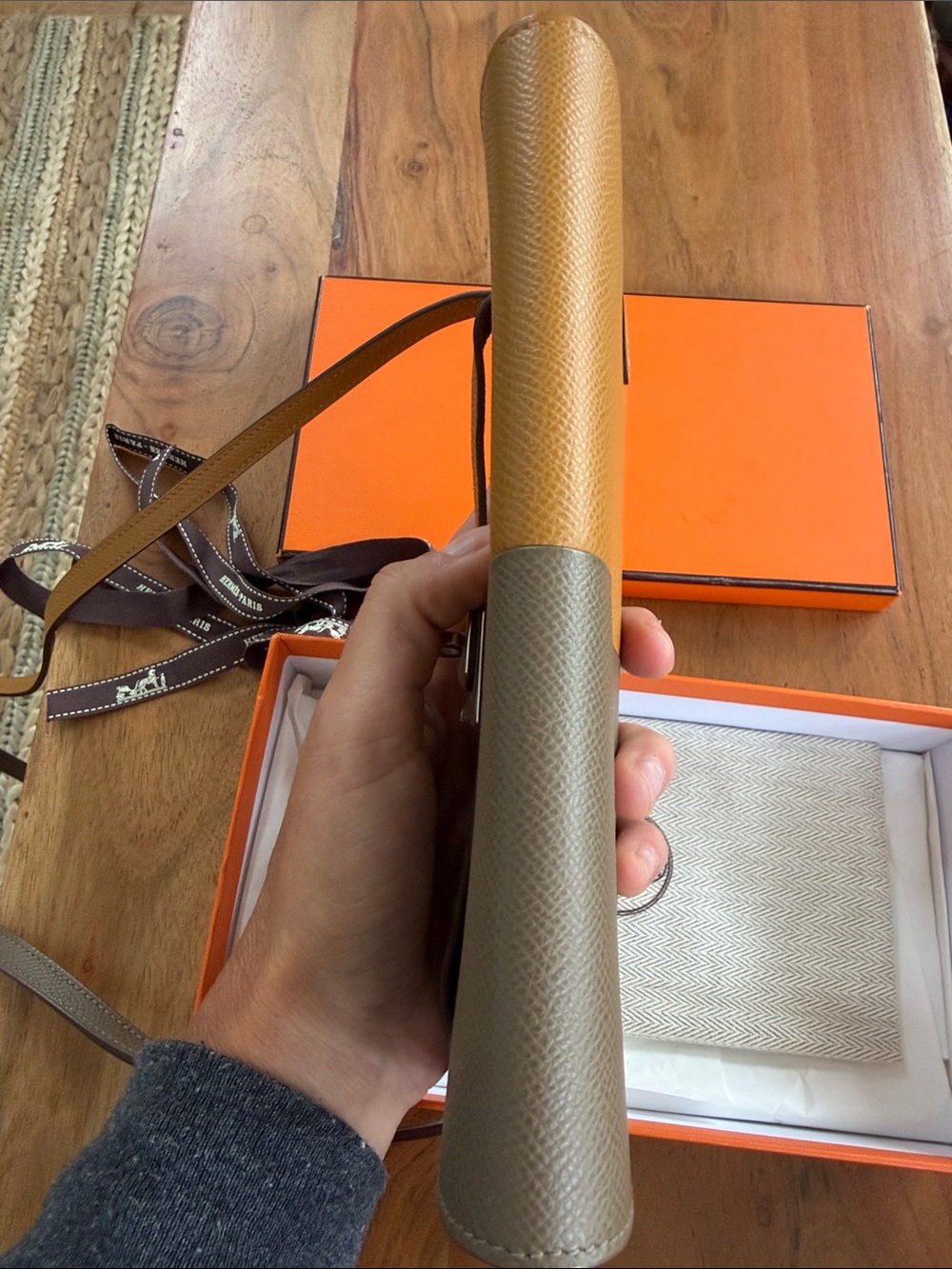 NWT Hermès Kelly To Go Casaque Wallet / Bag / Clutch [tricolor] - Picture 7 of 11